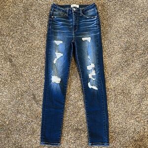 BKE women’s size 27 slim fit high rise ankle skinny